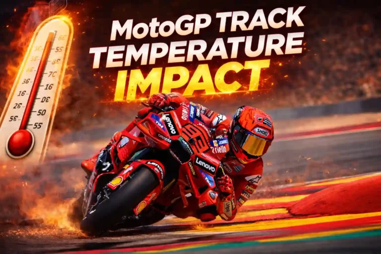 MotoGP track temperature impact
