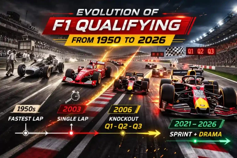 Evolution of F1 qualifying