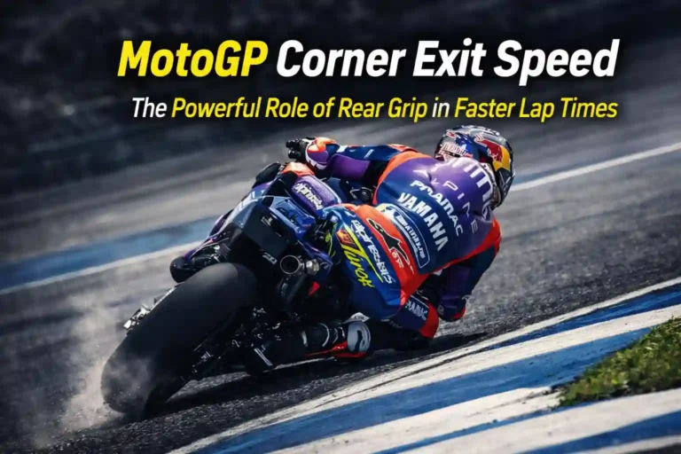 MotoGP corner exit speed