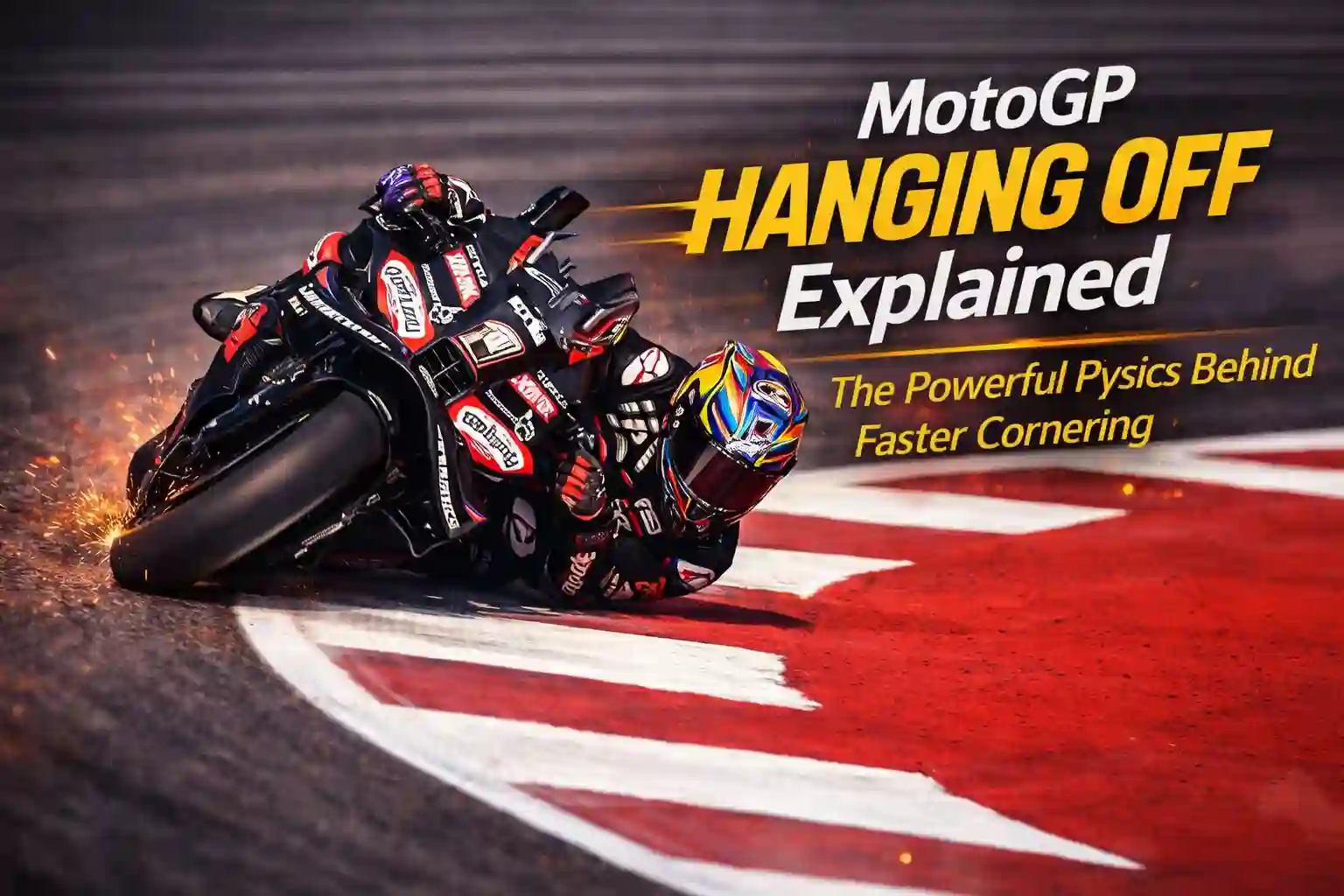 MotoGP hanging off explained