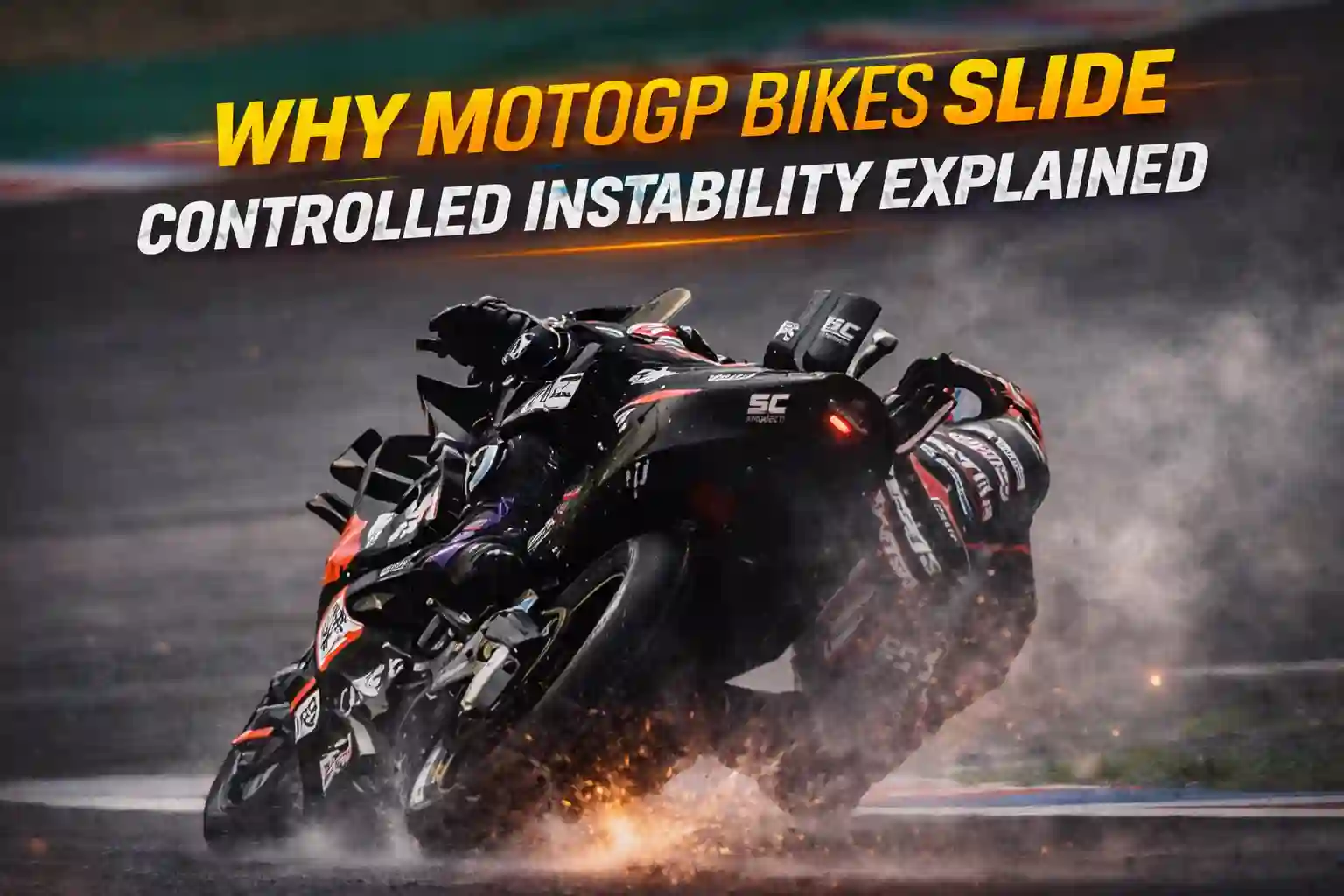 why MotoGP bikes slide