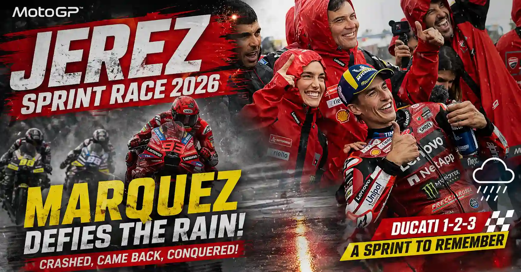 MotoGP Jerez sprint race results 2026